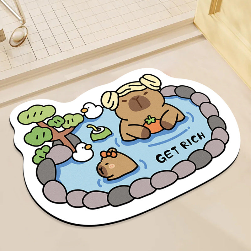 Cartoon Character Door Mat for Home Entryway — product view 4