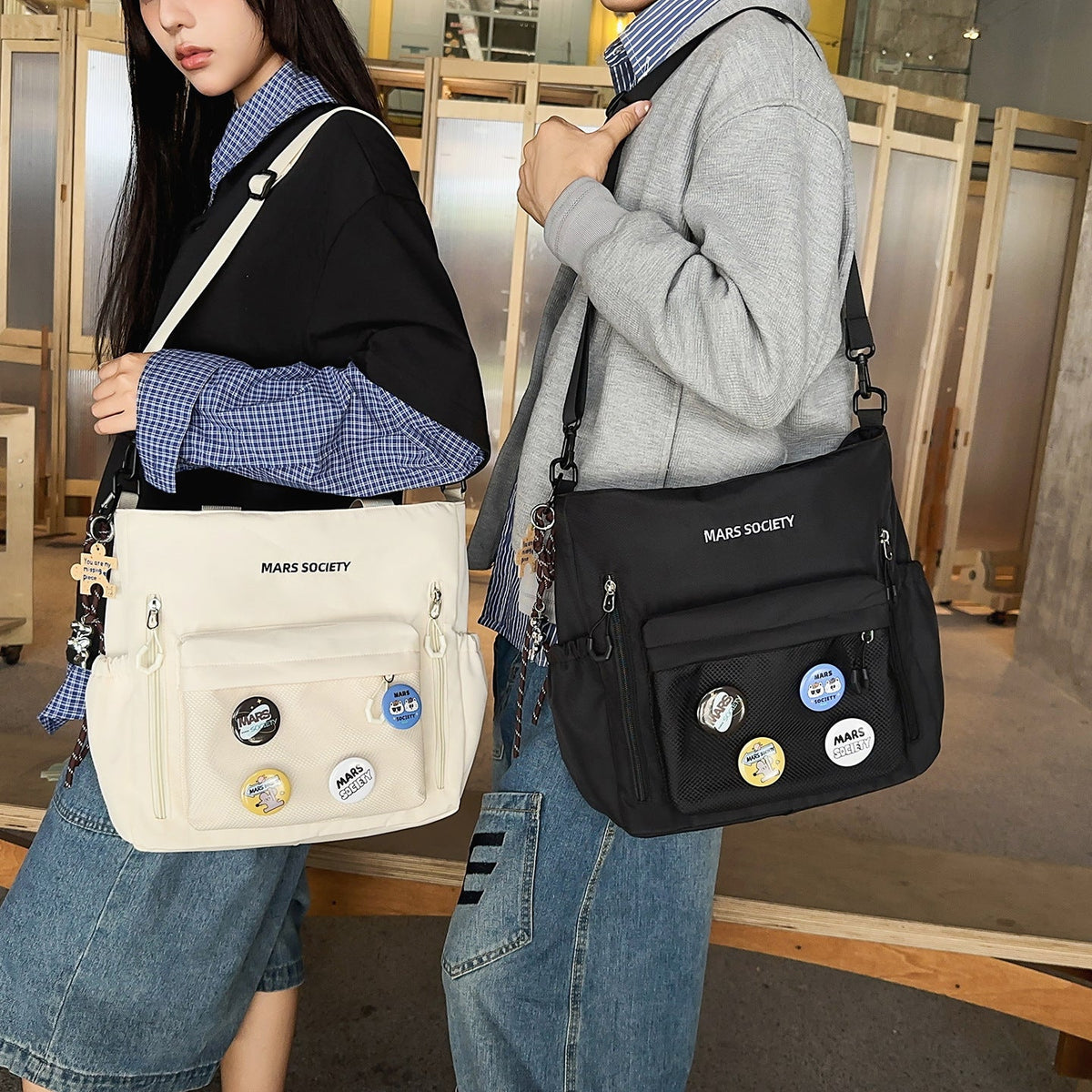 Multi-Compartment Functional Tote Bag LoungeYard — product view 1