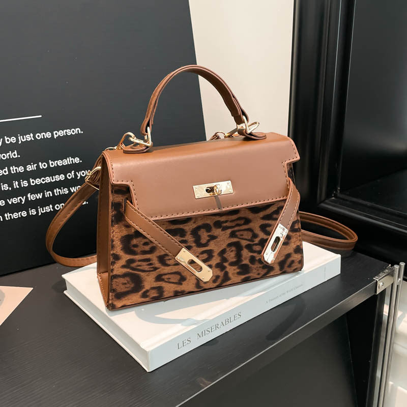 Animal Print Structured Handbag — product view 3