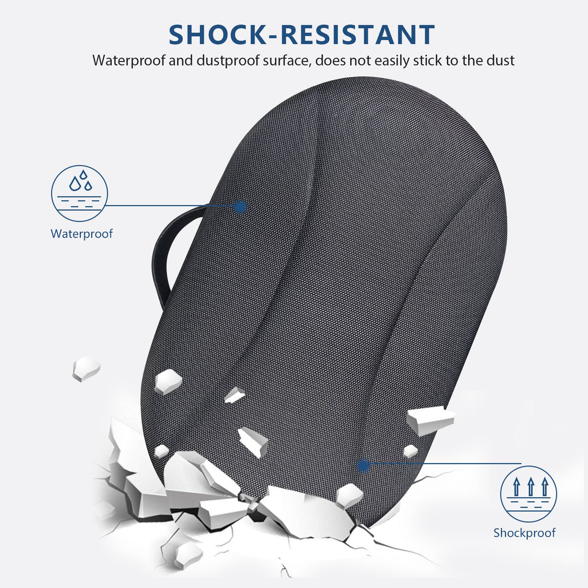 Ergonomic cushion with high-quality padding LoungeYard — product view 2