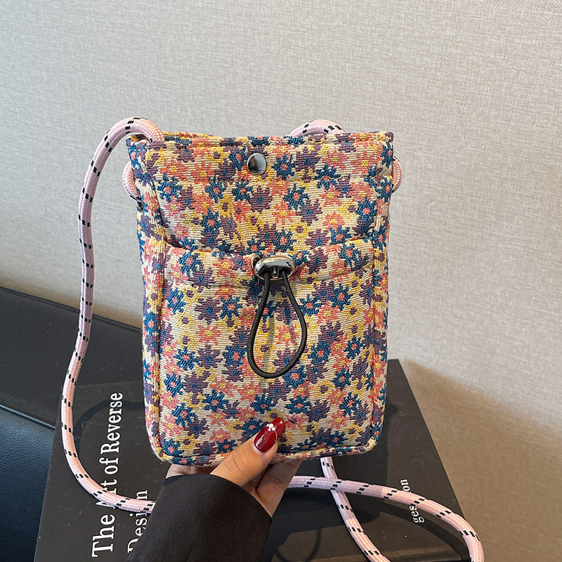 Floral Patterned Crossbody Pouch Bag — product view 6