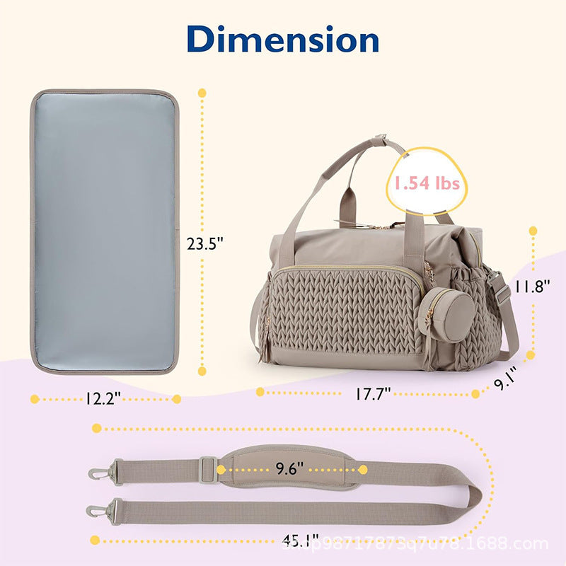 Stylish Multi-Pocket Workout Duffel Bag LoungeYard — product view 2