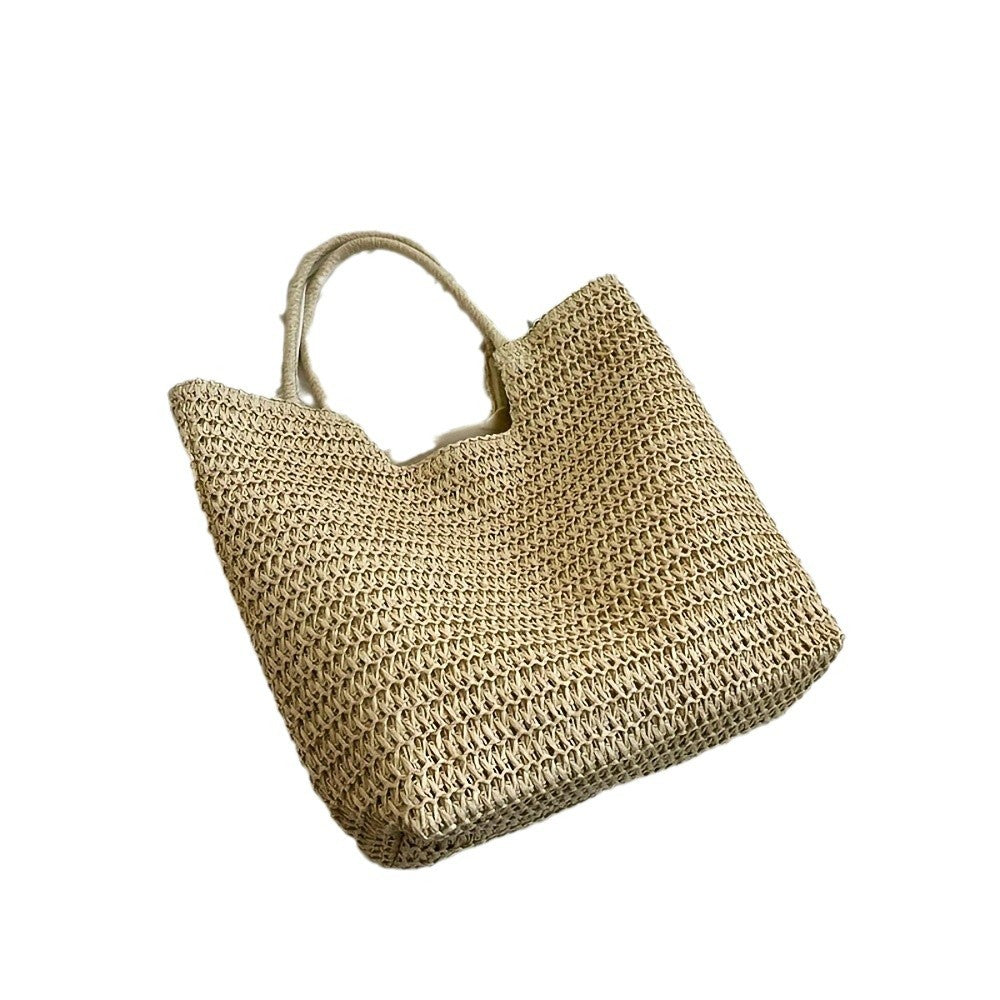 Handcrafted natural fiber tote bag LoungeYard — product view 4