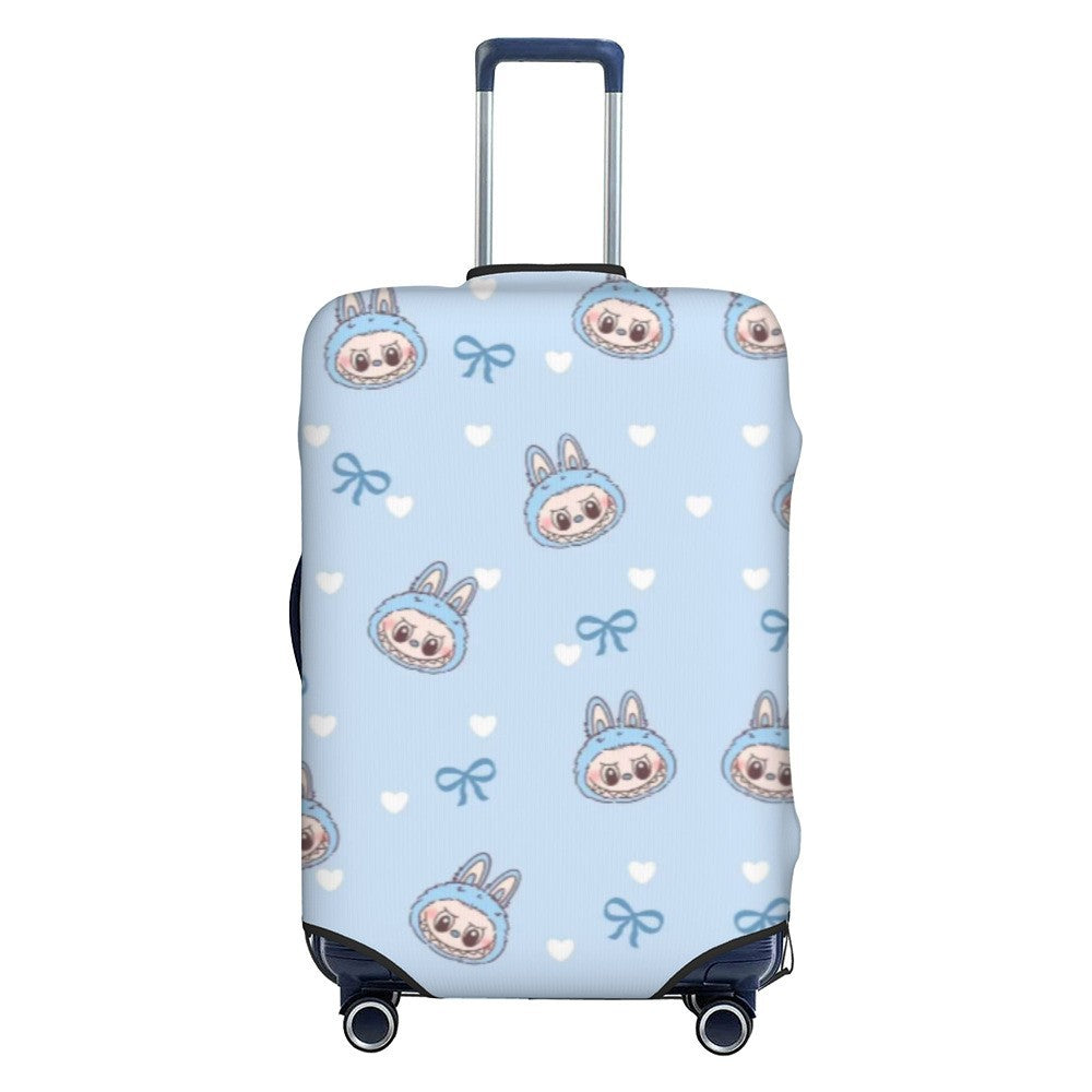 Unisex stretch suitcase cover with elastic fabric, zipper opening and cute pattern LoungeYard — product view 1