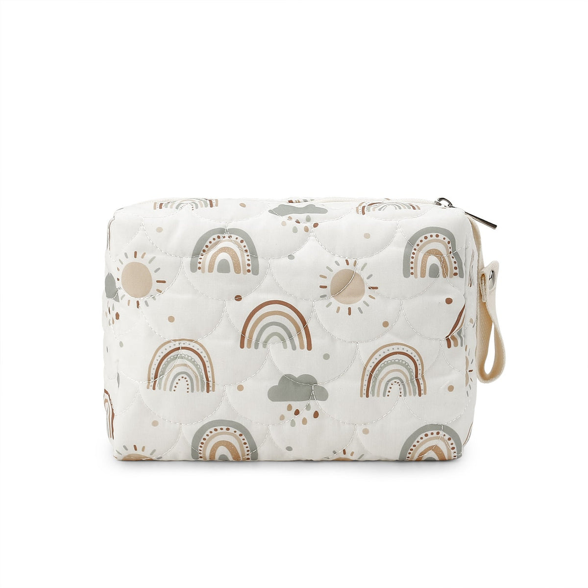 Stylish cosmetic bag with trendy plant motifs LoungeYard — product view 7