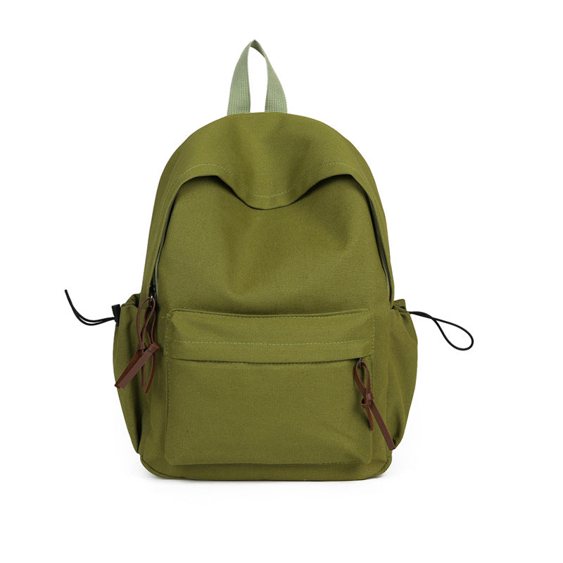 Casual Durable Canvas Backpack LoungeYard — product view 4