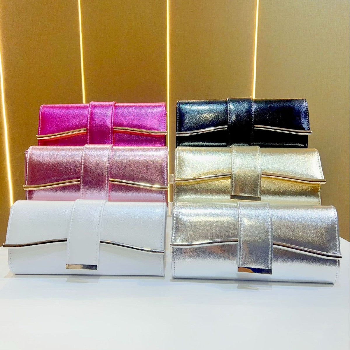Metallic Evening Clutch — product view 4
