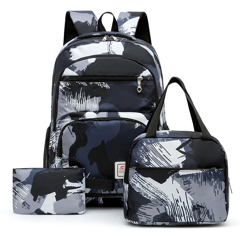 Trendier backpack with insulated lunch box and pencil case LoungeYard — product view 4