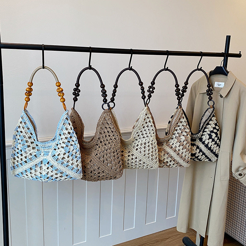 WoChic Boho Crochet Handbag LoungeYard — product view 1