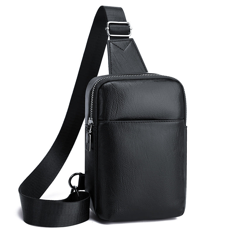 Leather Messenger Bag LoungeYard — product view 3