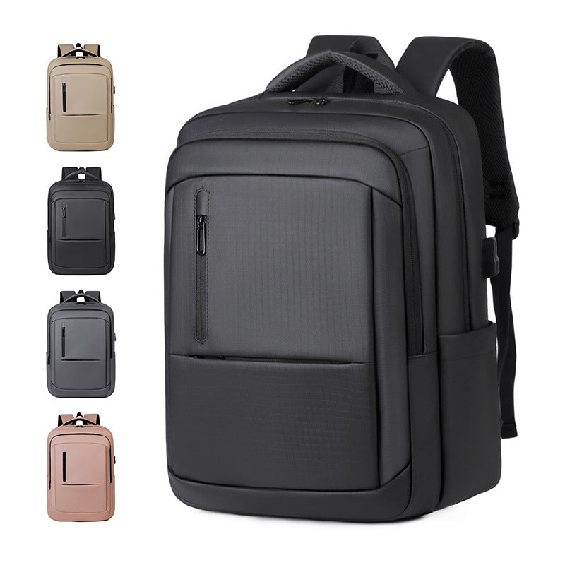 More modern laptop backpack with integrated security system and thoughtful interior LoungeYard — product view 1