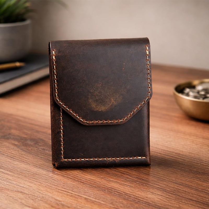 Sleek Leather RFID-Blocking Wallet LoungeYard — product view 4