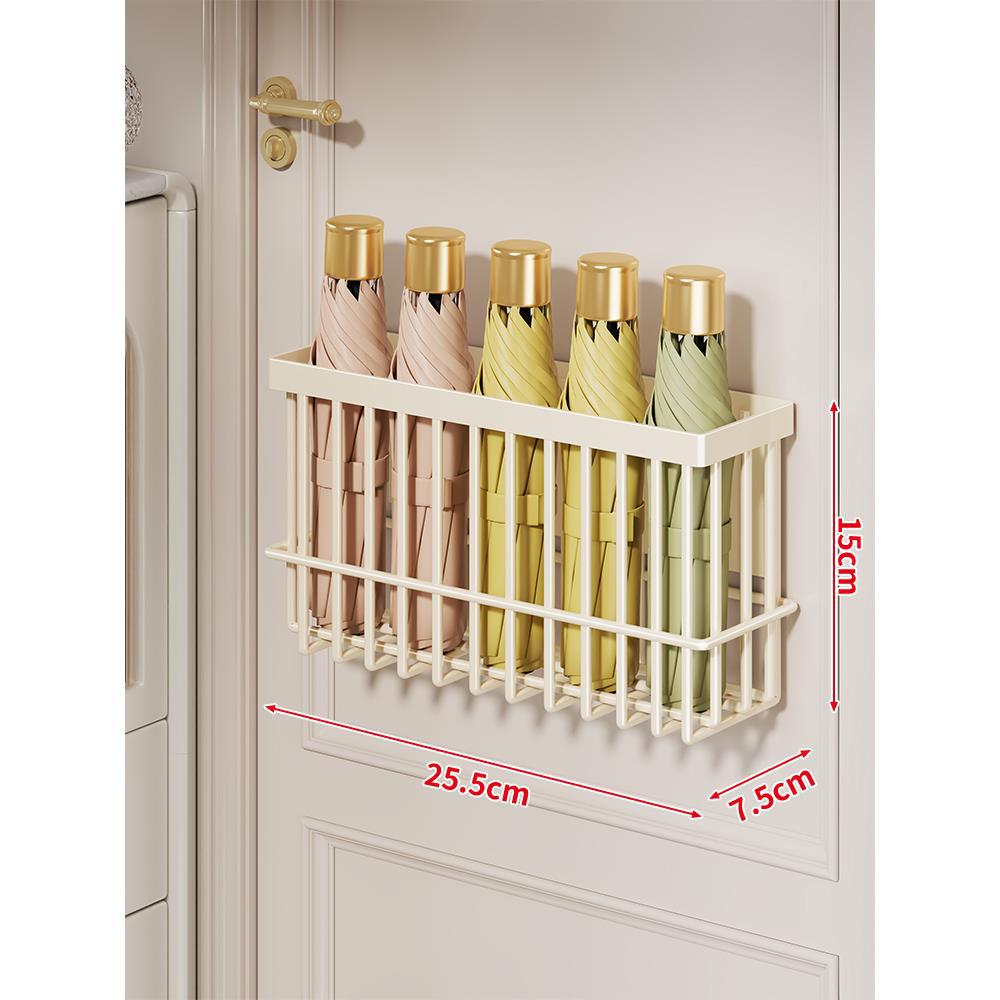 Wall-Mounted Metal Umbrella Organizer for Collapsible Umbrellas — product view 2