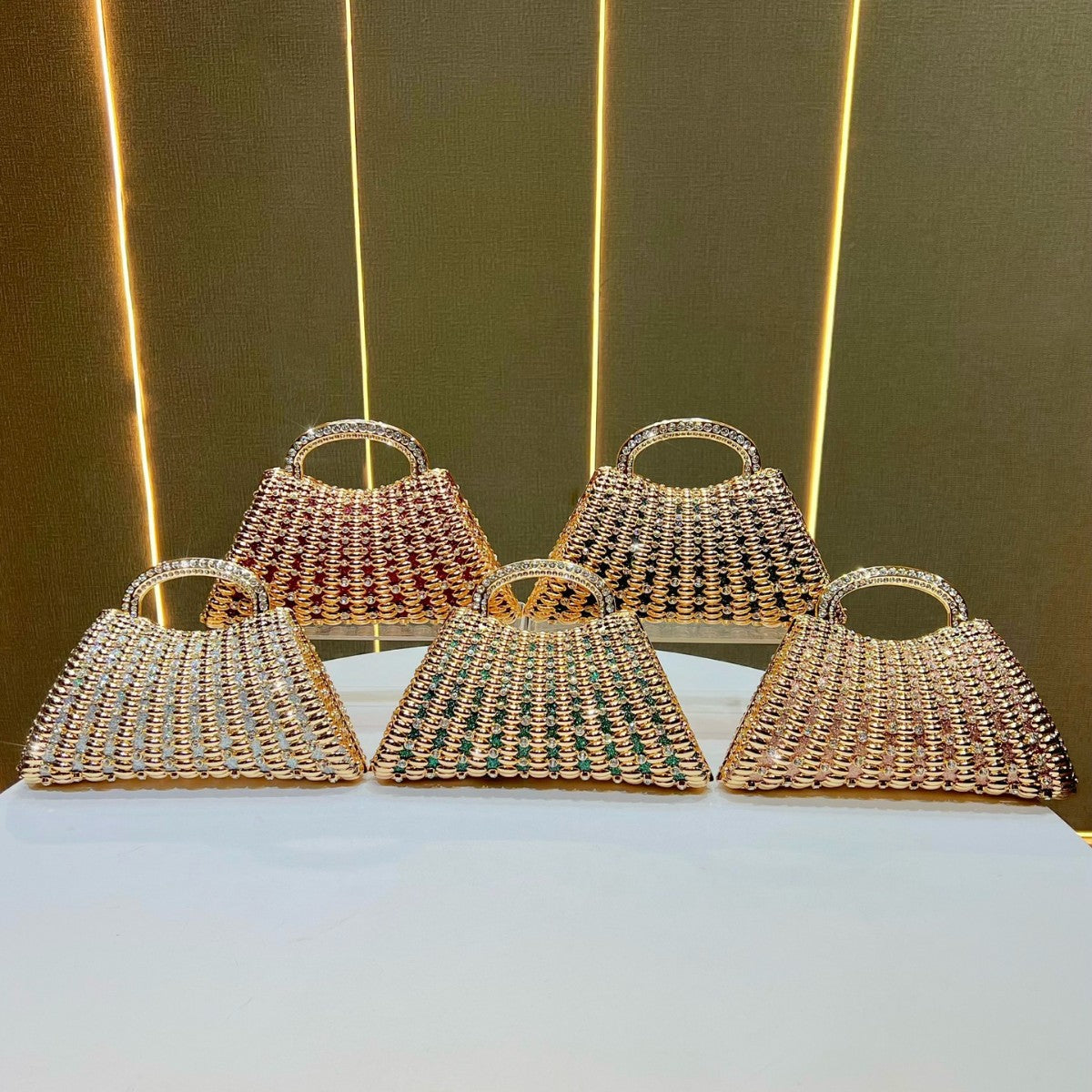 Rhinestone-Embellished Evening Handbag — product view 4