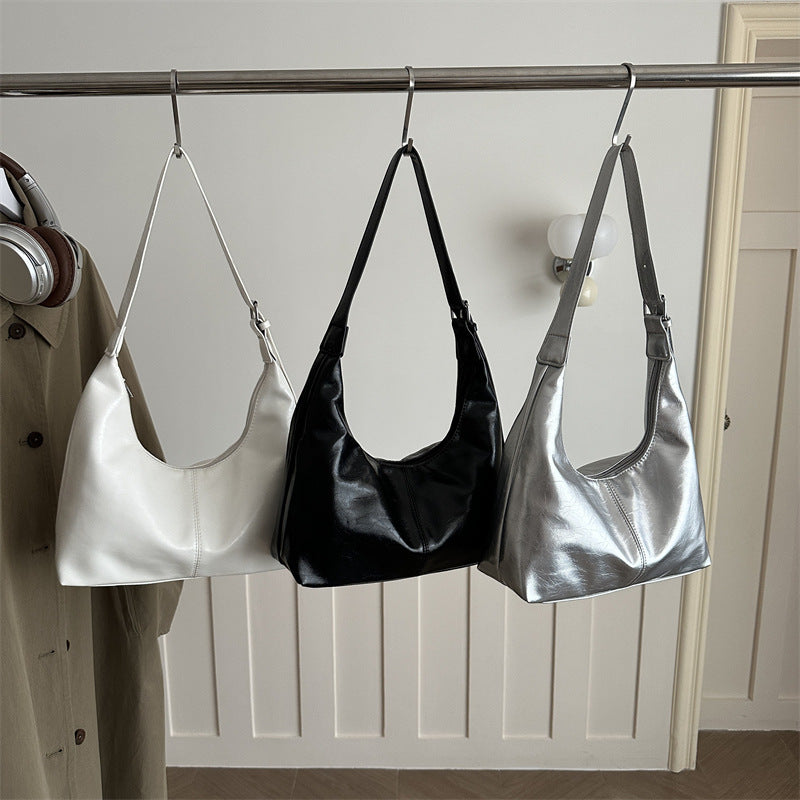 Stylish Soft Leather Shoulder Bag — product view 2