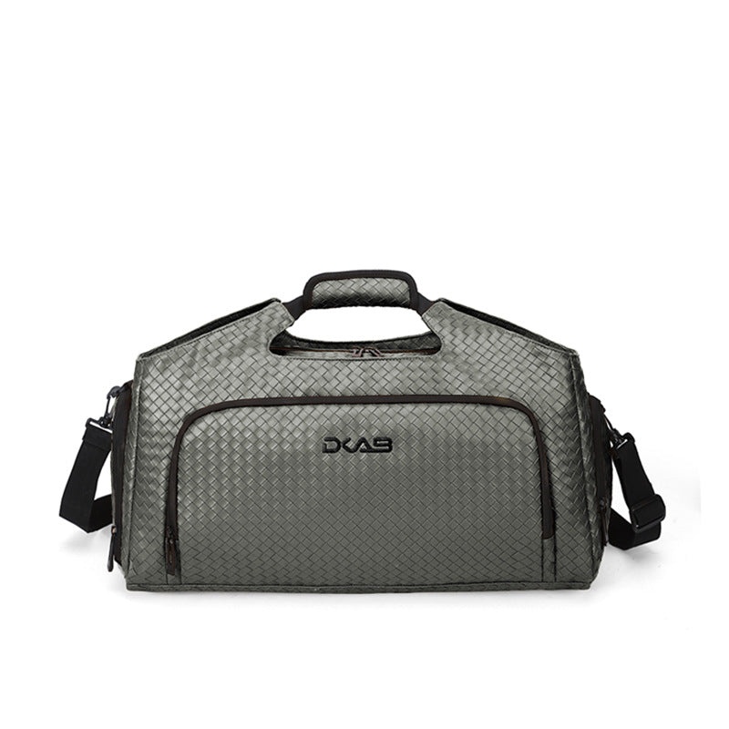 Sporty Duffel Bag with Versatile Compartments and Water-Repellent Material LoungeYard — product view 7