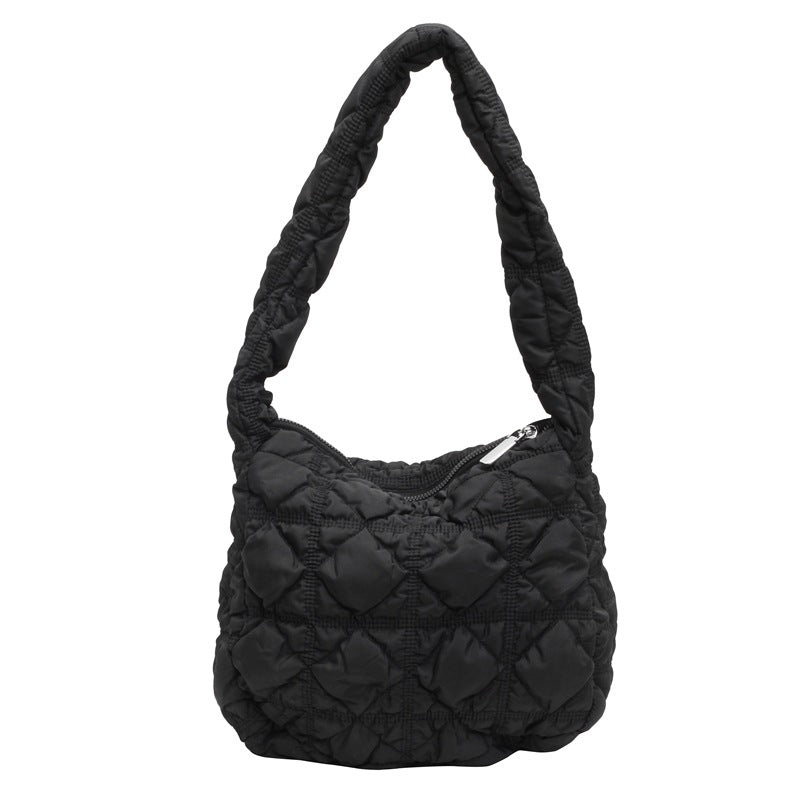 Quilted Slouchy Handbag — product view 2