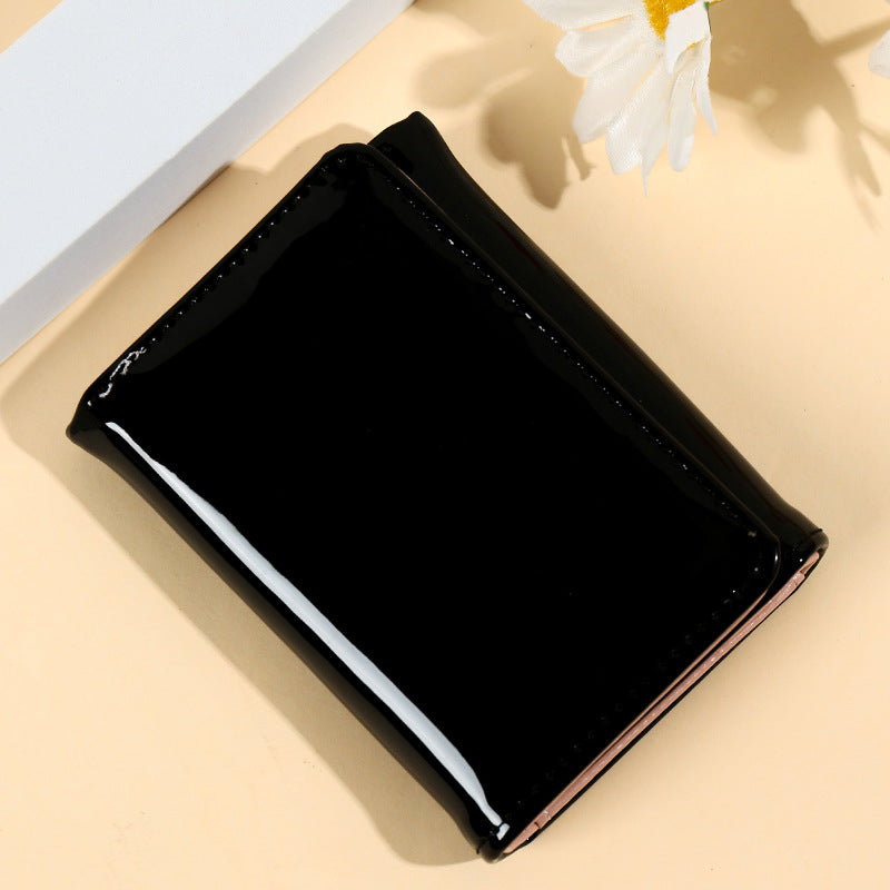 Glossy Patent Leather Wallet — product view 1