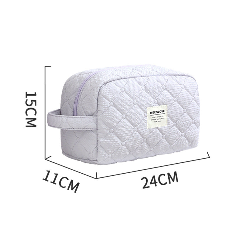 Quilted Travel Toiletry Organizer LoungeYard — product view 6