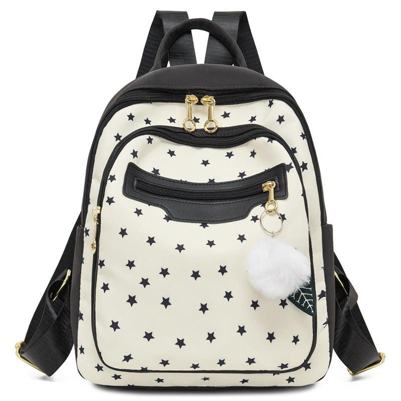 Chic Star Patterned Backpack LoungeYard — product view 6