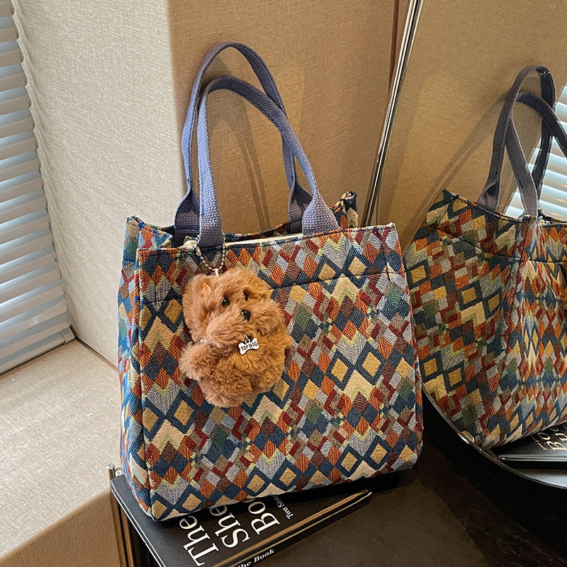 Fun Patterned Tote Bag — product view 3