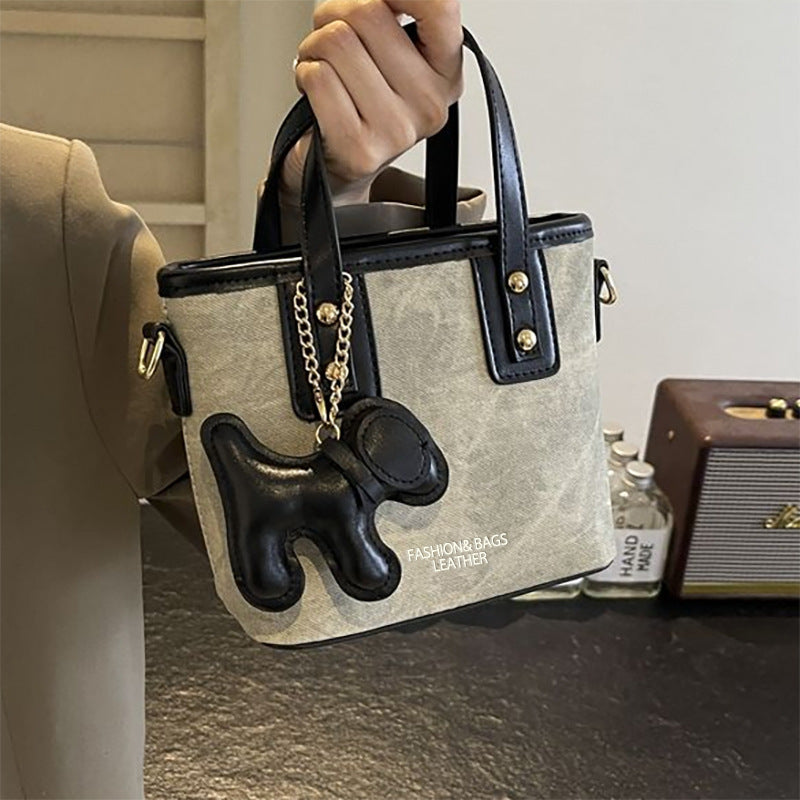 Compact Handheld Bucket Bag LoungeYard — product view 1