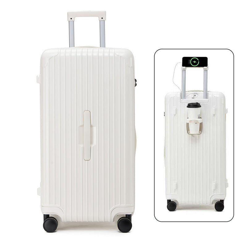 Hard-Shell Travel Suitcase with Multiple Sizes and Colors — product view 7