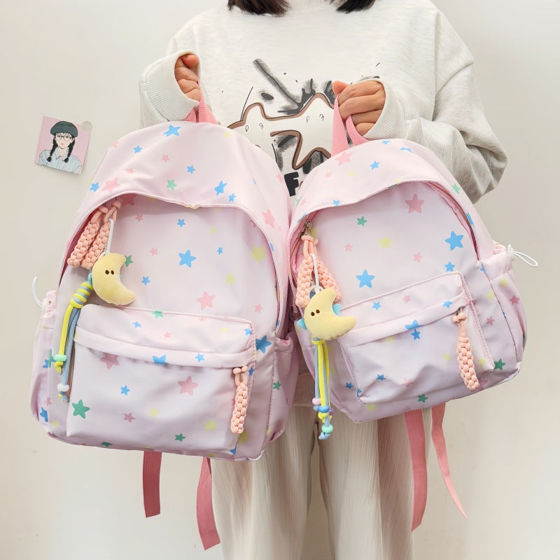 Cute Star-Patterned Backpack — product view 4