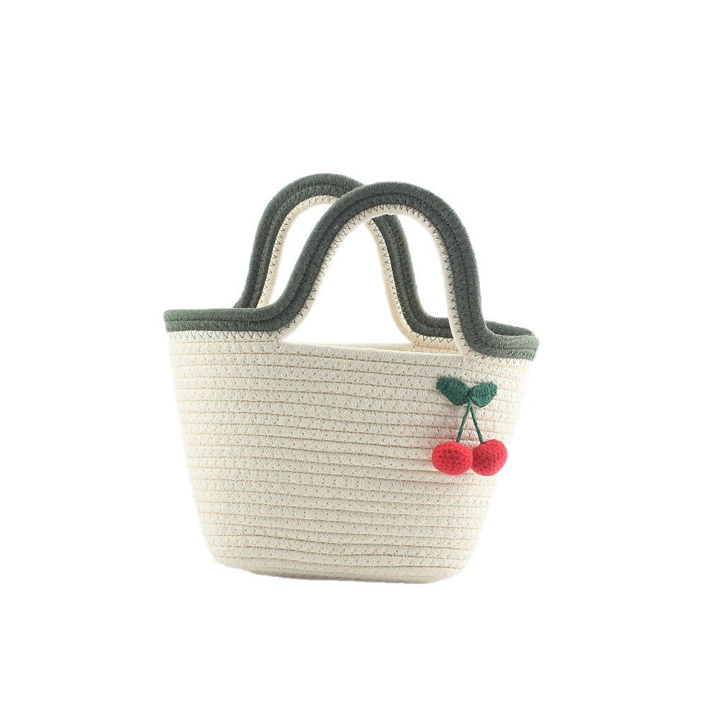Picnic bag with cheerful fruit pattern LoungeYard — product view 4