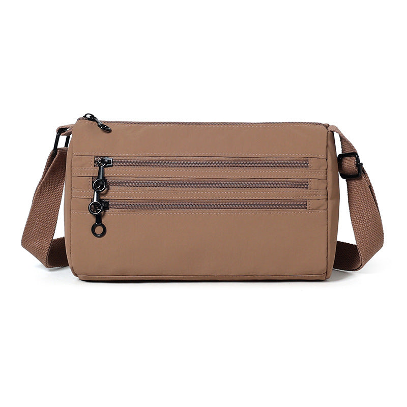 Functional Multi-Zipper Crossbody Bag LoungeYard — product view 4
