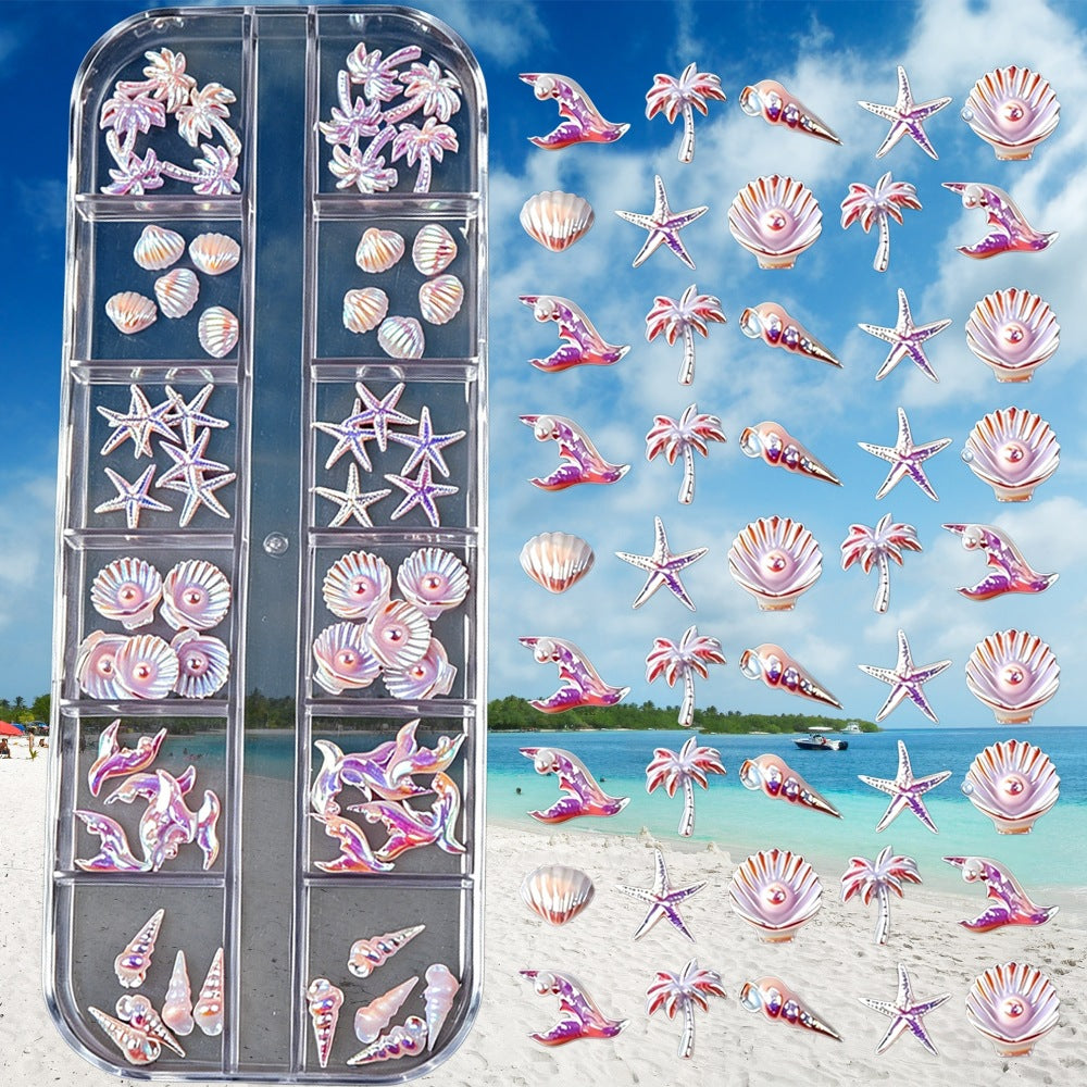 Ocean-Inspired Nail Art Decoration Set — product view 1