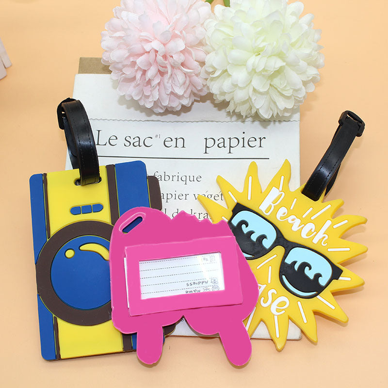 Unisex Silicone Luggage Tag in Creative Octopus Design LoungeYard — product view 3