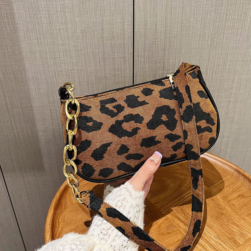 Leopard Print Crossbody Handbag — product view 3