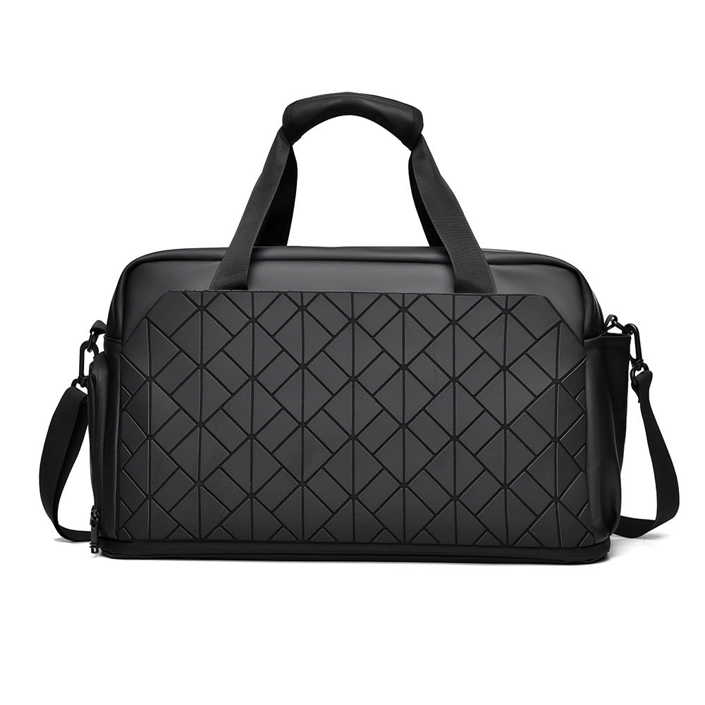 Modern Geometric Travel Duffel Bag LoungeYard — product view 2