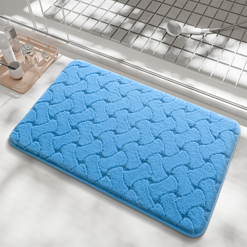 Plush Non-Slip Bathroom Mat Bowlift — product view 4