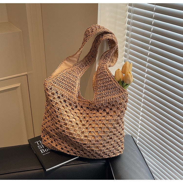 Beautiful Braided Tote Bag LoungeYard — product view 7