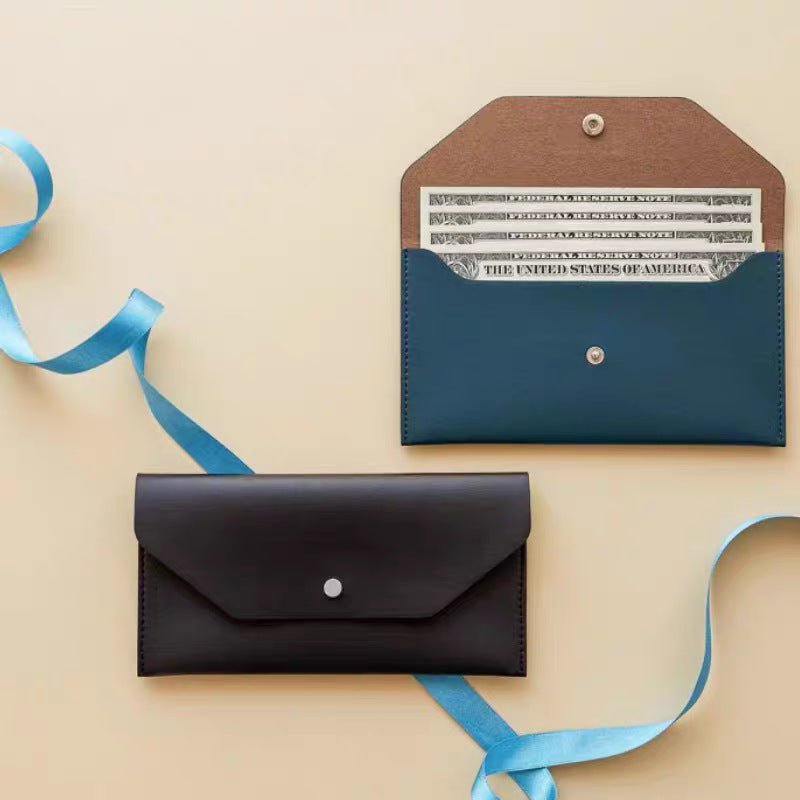 Leather Slim Wallet LoungeYard — product view 2