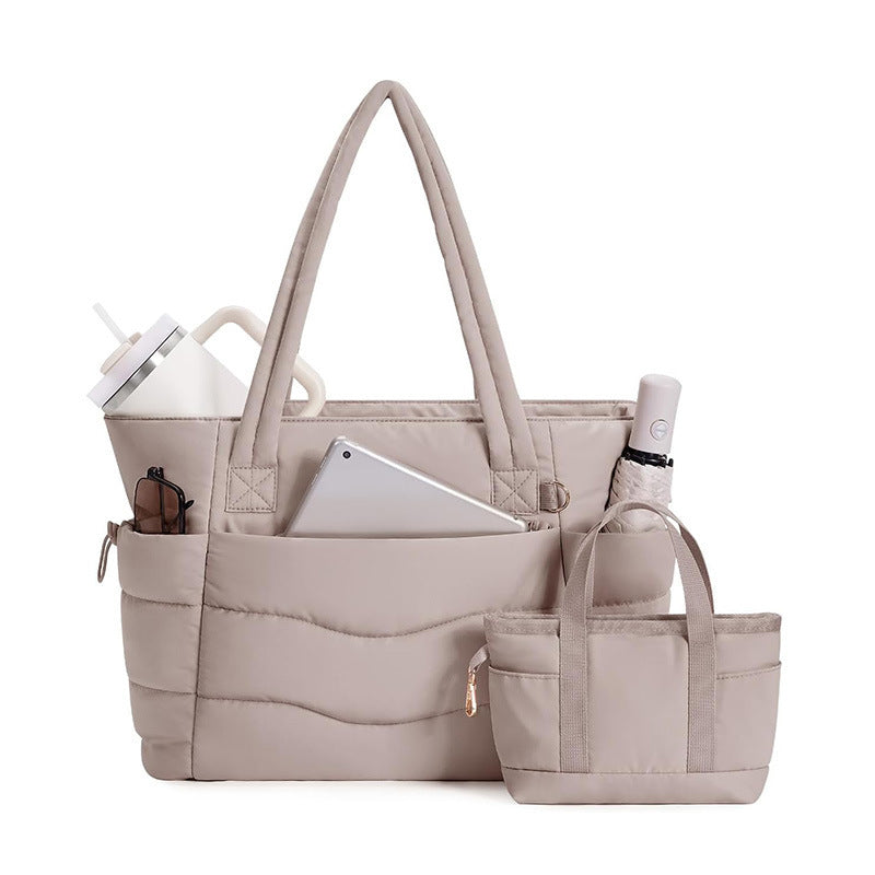 Padded everyday bag with removable inner pouch LoungeYard — product view 1