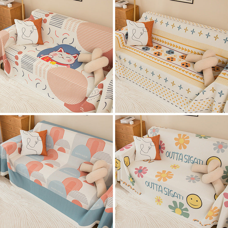 Woven Decorative Throw Blanket — product view 1
