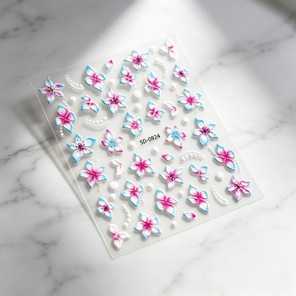 Floral Decorative Nail Art Stickers — product view 6