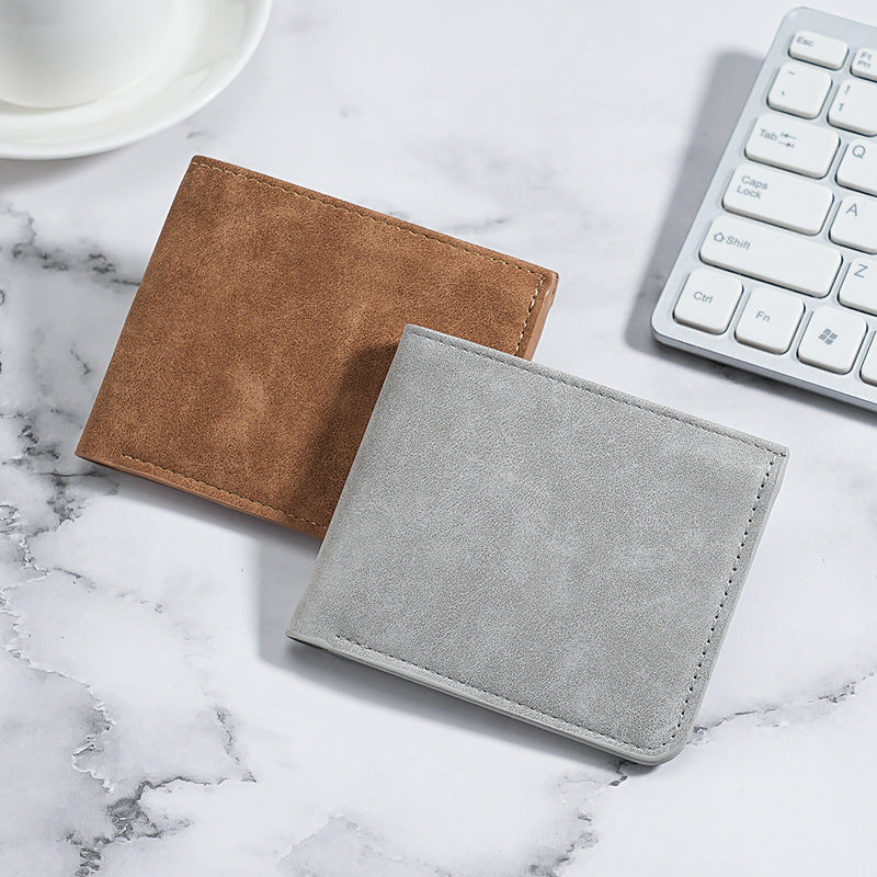 Slim Minimalist Leather Wallet — product view 4