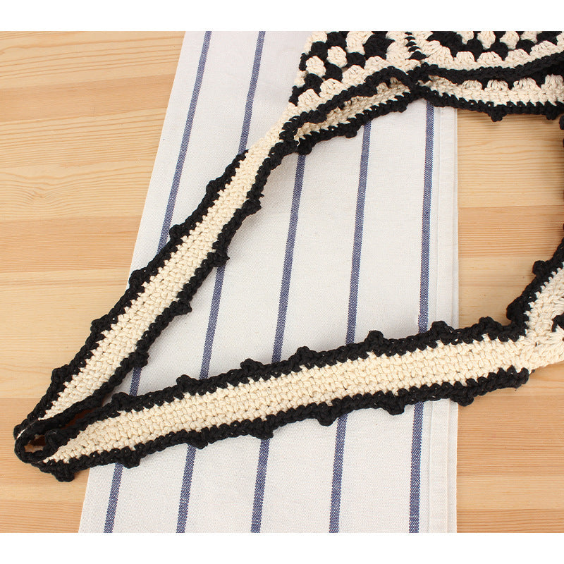 Handbag in modern crochet pattern LoungeYard — product view 3
