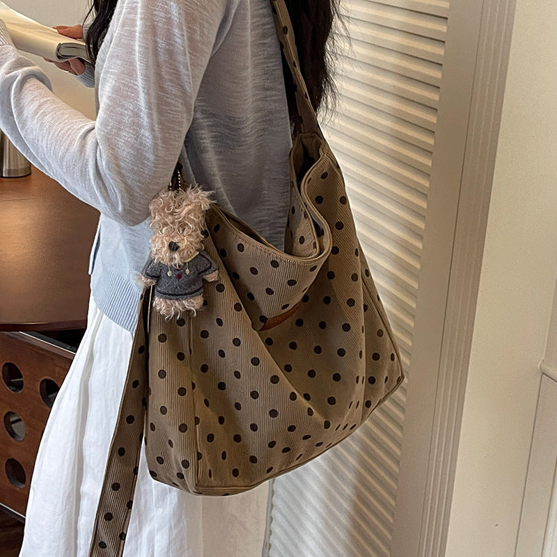 Casual Polka Dot Hobo Bag — product view 6