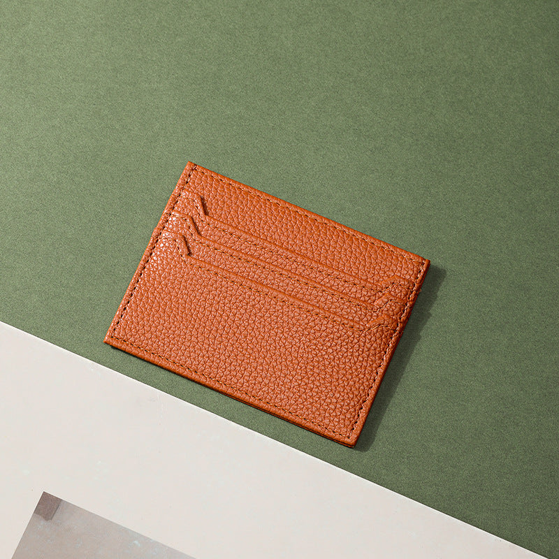 RFID-Blocking Leather Card Holder — product view 1