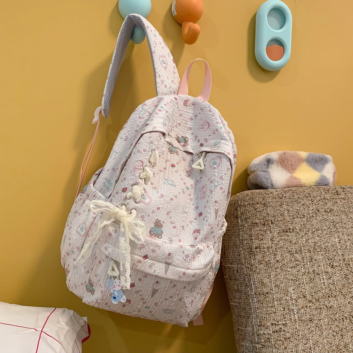 Cute Animal-Themed Backpack LoungeYard — product view 6