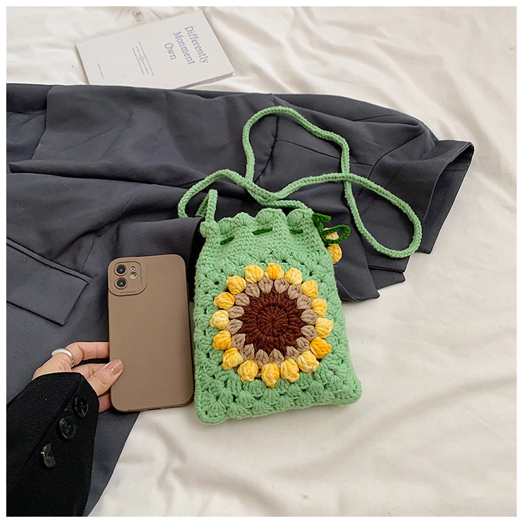 Handcrafted Crochet Bucket Bag — product view 4