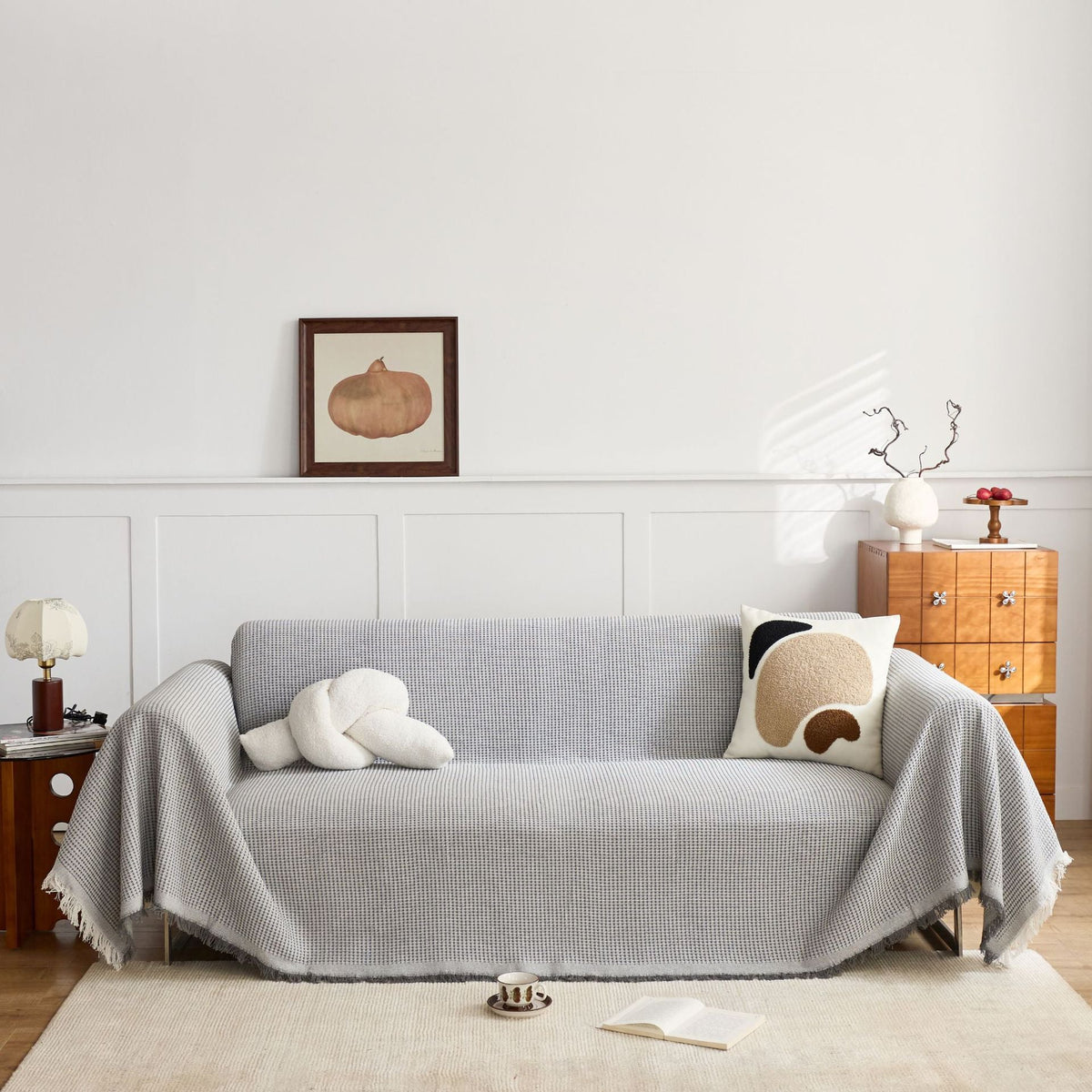Textured Woven Sofa Blanket — product view 5