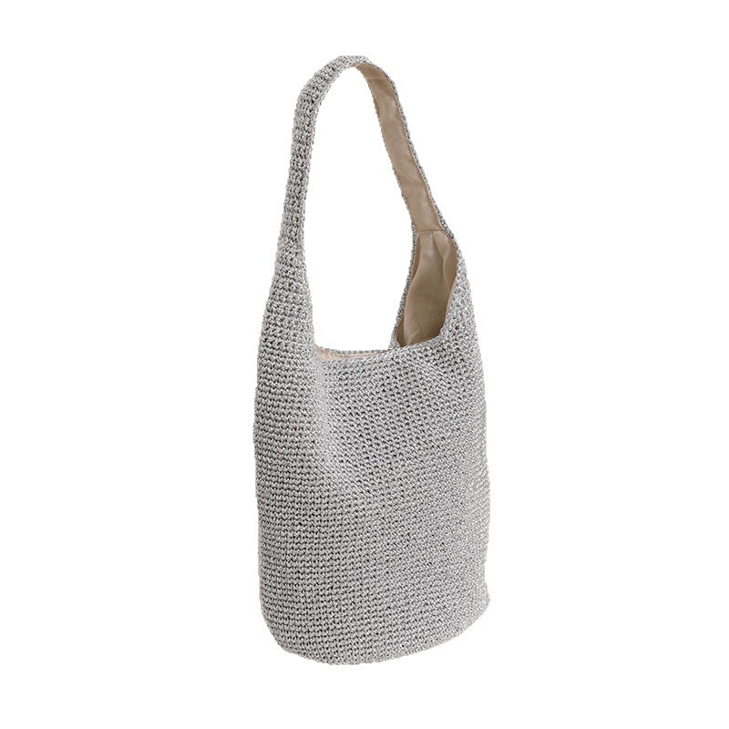 Handmade Macrame Tote Bag LoungeYard — product view 5