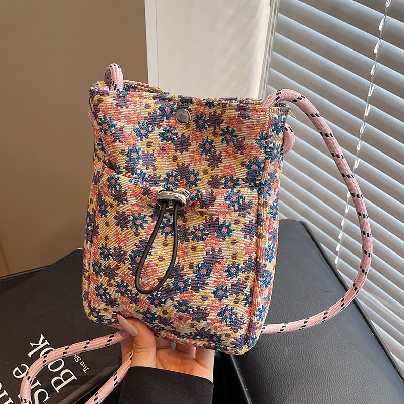 Floral Patterned Crossbody Pouch Bag — product view 3