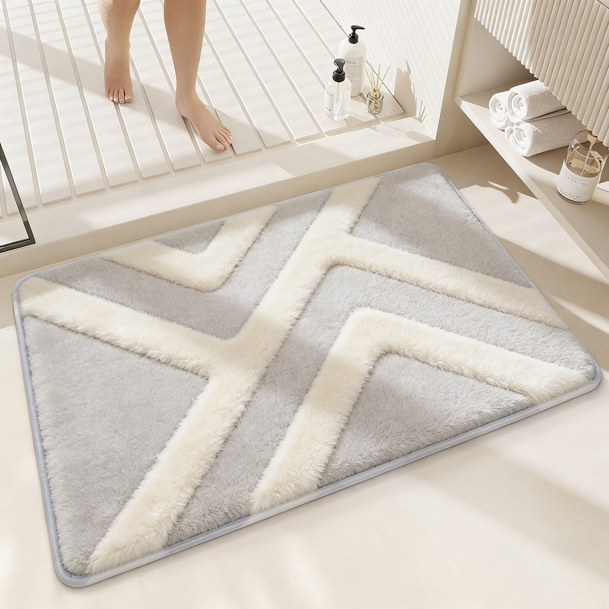 Soft Shag Bathroom Bath Mat — product view 3